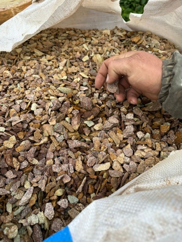 Златолит персиковый декоративная каменная крошка купить в Тамбовской области