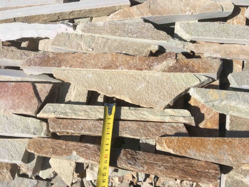 Горбушка златолит золотистый для облицовки купить в Тамбовской области