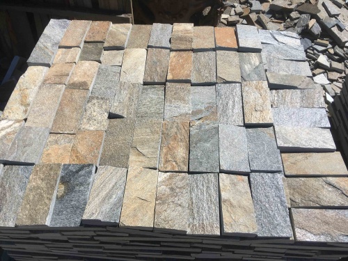 Плитка пилёная златолит Уральский для цоколя, отмостки купить в Тамбовской области