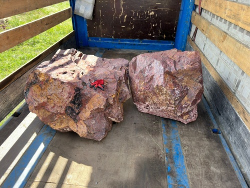 Ландшафтные глыбы красно-фиолетовые 200-1000 килограмм купить в Тамбовской области