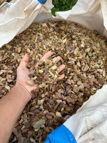 Златолит персиковый декоративная каменная крошка купить в Тамбовской области