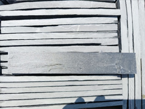 Плитка чёрная из натурального камня фасадная 30 см * 5 см, толщина 7 мм -30 мм купить в Тамбовской области