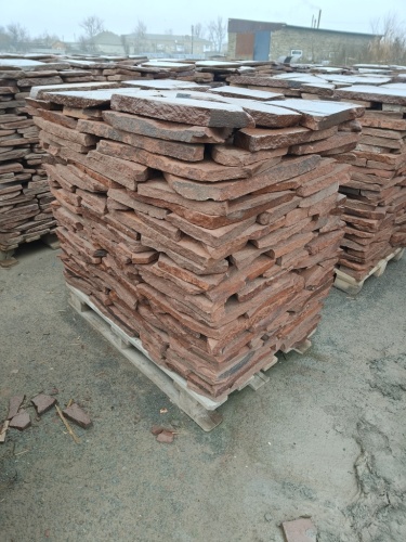 купить песчаник красный для мощения